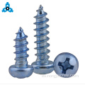 4 bule zinc phillips ban Head tornillos de auto-tocado